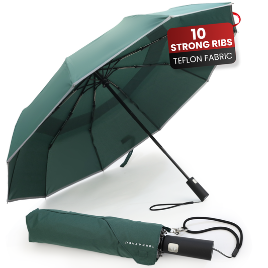 Classic Umbrella Terra Green Relective