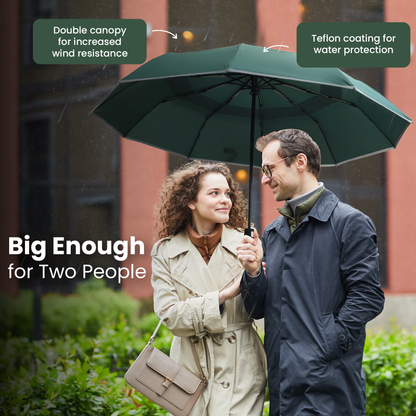 Classic Umbrella Terra Green Relective (Automatic)